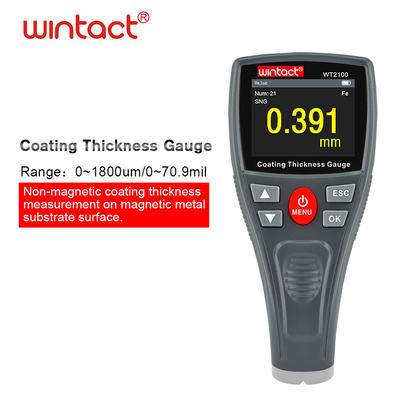 CE RoHS FC WT2100 Car Paint Tester Digital Coating Thickness Gauge