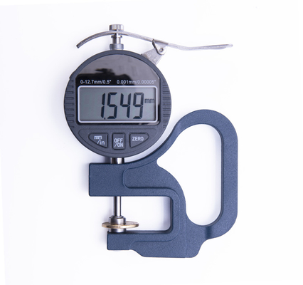 ABS 0-12.7mm Thickness Gauge Micrometer Digital Electronic Thickness Meter 0.001mm Depth Tester