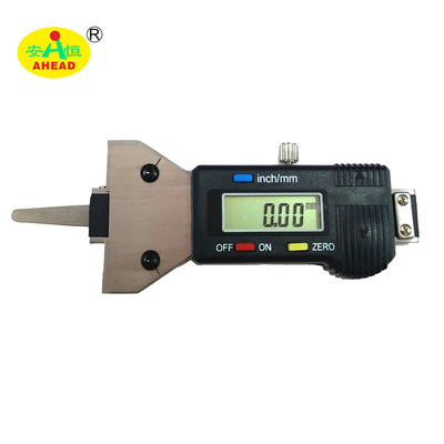 Tire LCD Display Gauge Gauge Stainless Steel Digital Depth Gauge Electronic Depth Gauge 0-25.4mm Grooves Digital Gauge Tool