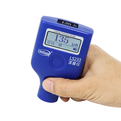 Linshang LS233 Paint Thickness Gauge Tool How to Measure Thickness of Automotive Metal Paint Meter LS233