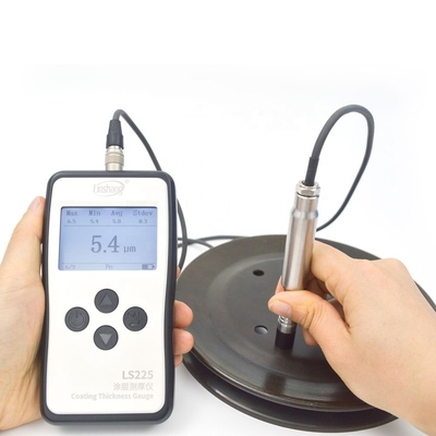 Linshang LS225+F500 Paint Gauge Plating Thickness Tester For Screws Bolts Plating Coating Thickness Plating Plated LS225+F500