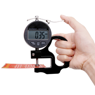 0-12.7mm/gauge/meter digital micrometer thickness gauge is suitable for film tissue paper tape --